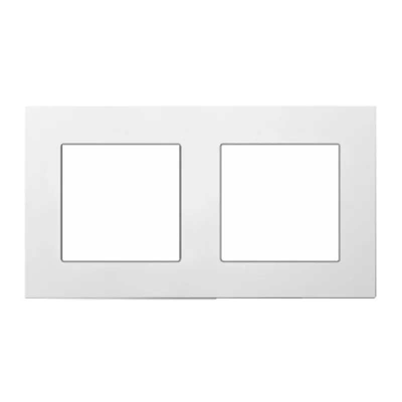 Розетка E3-041 Двойная панельная рама