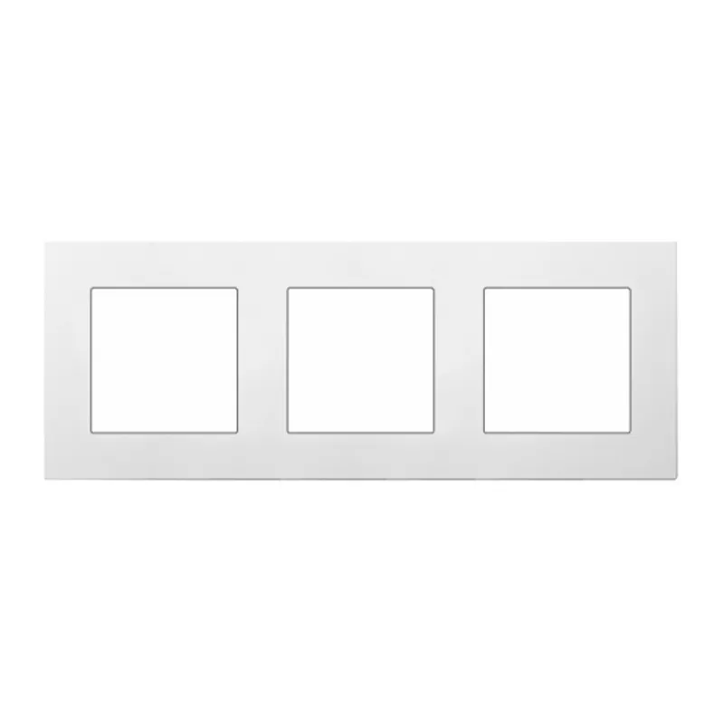 Розетка E3-042 Трехпозиционная панельная рамка